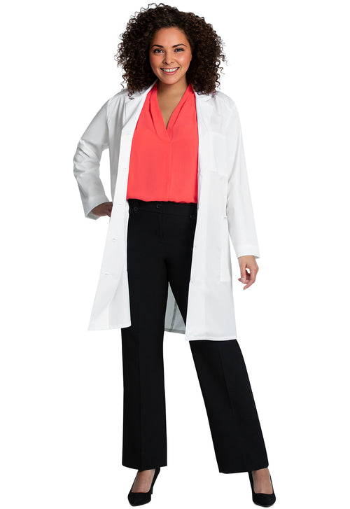 Cherokee 37" Lab Coat in White CK421