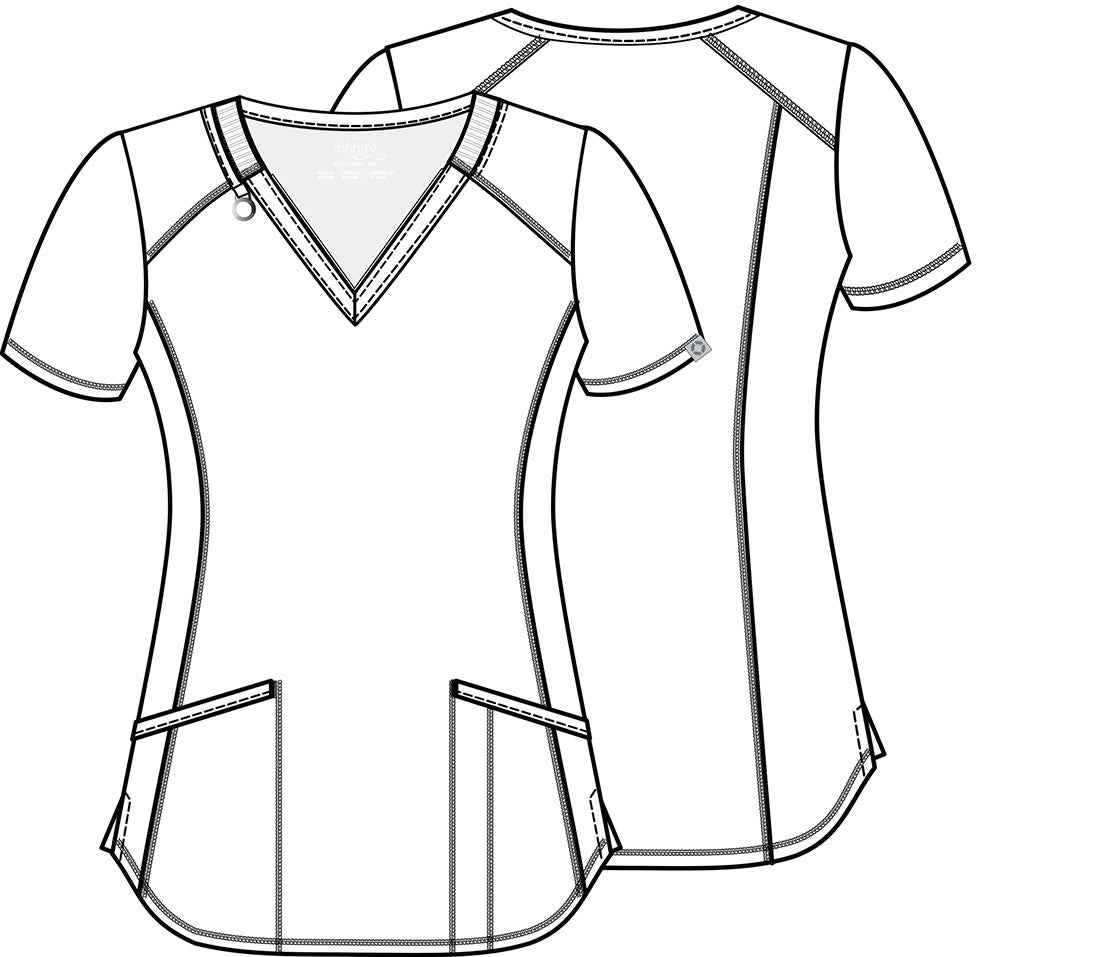Cherokee Infinity V-Neck Top CK865A