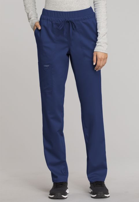 Mid Rise Tapered Leg Drawstring Pant WW105