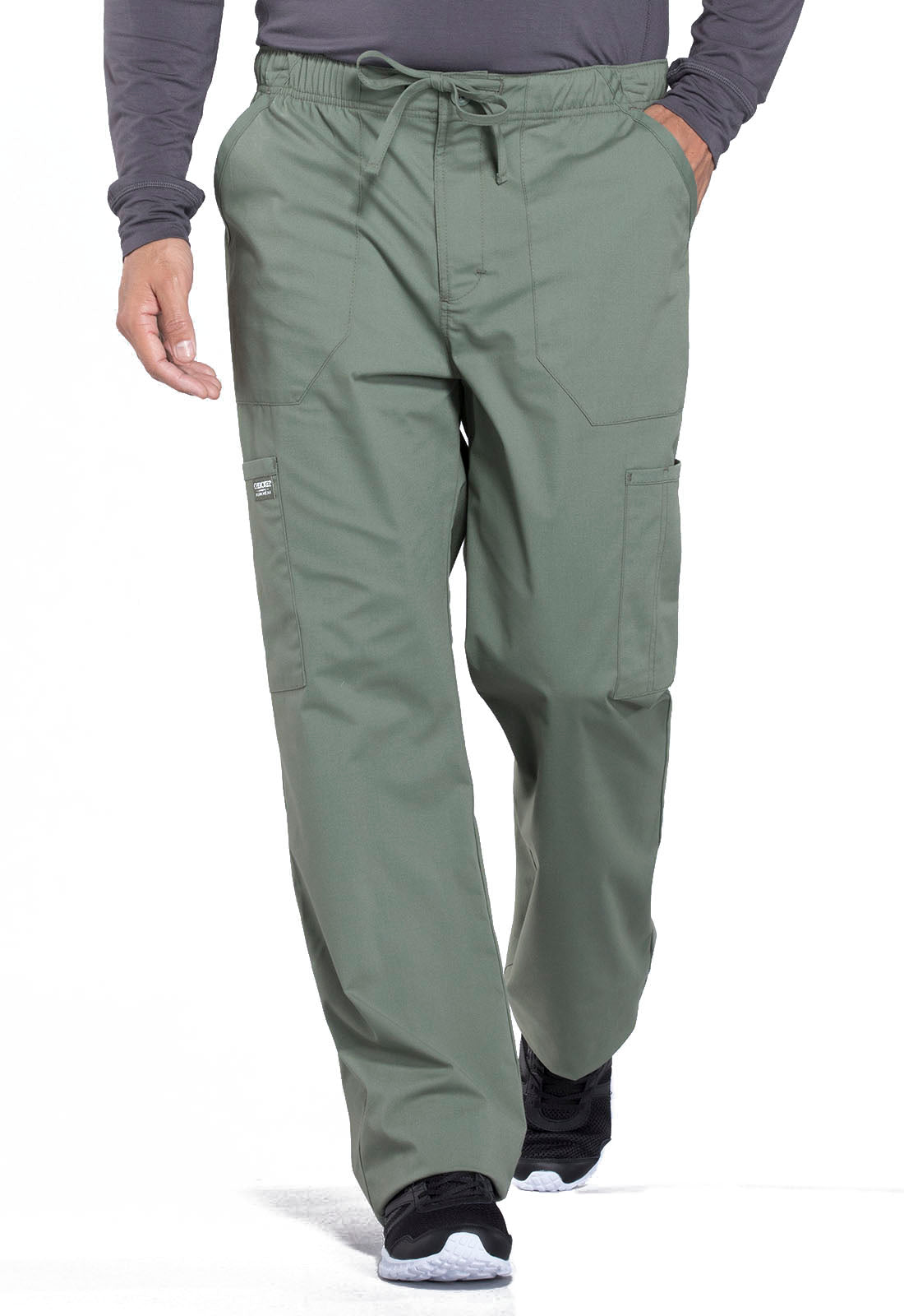 Cherokee Workwear Professionals Men's Tapered Leg Drawstring Cargo Pant WW190
