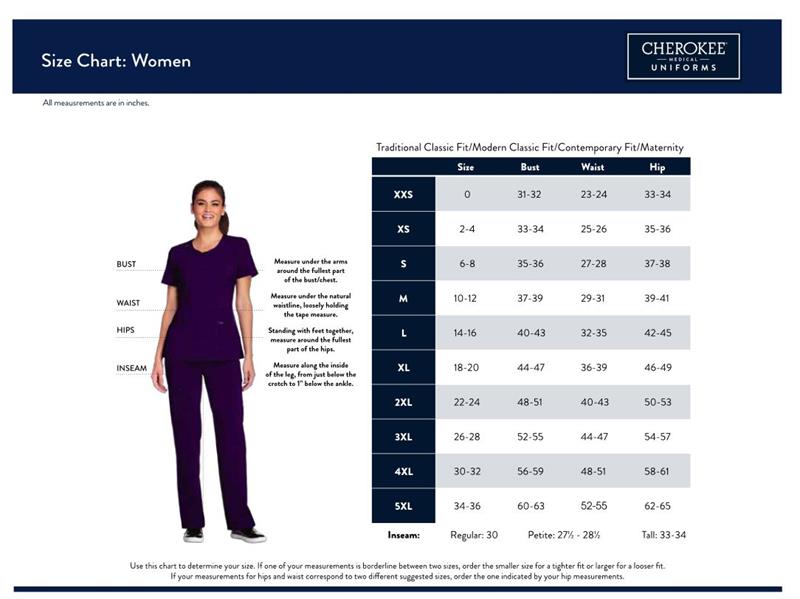 Cherokee Infinity Mock Wrap Top 2625A