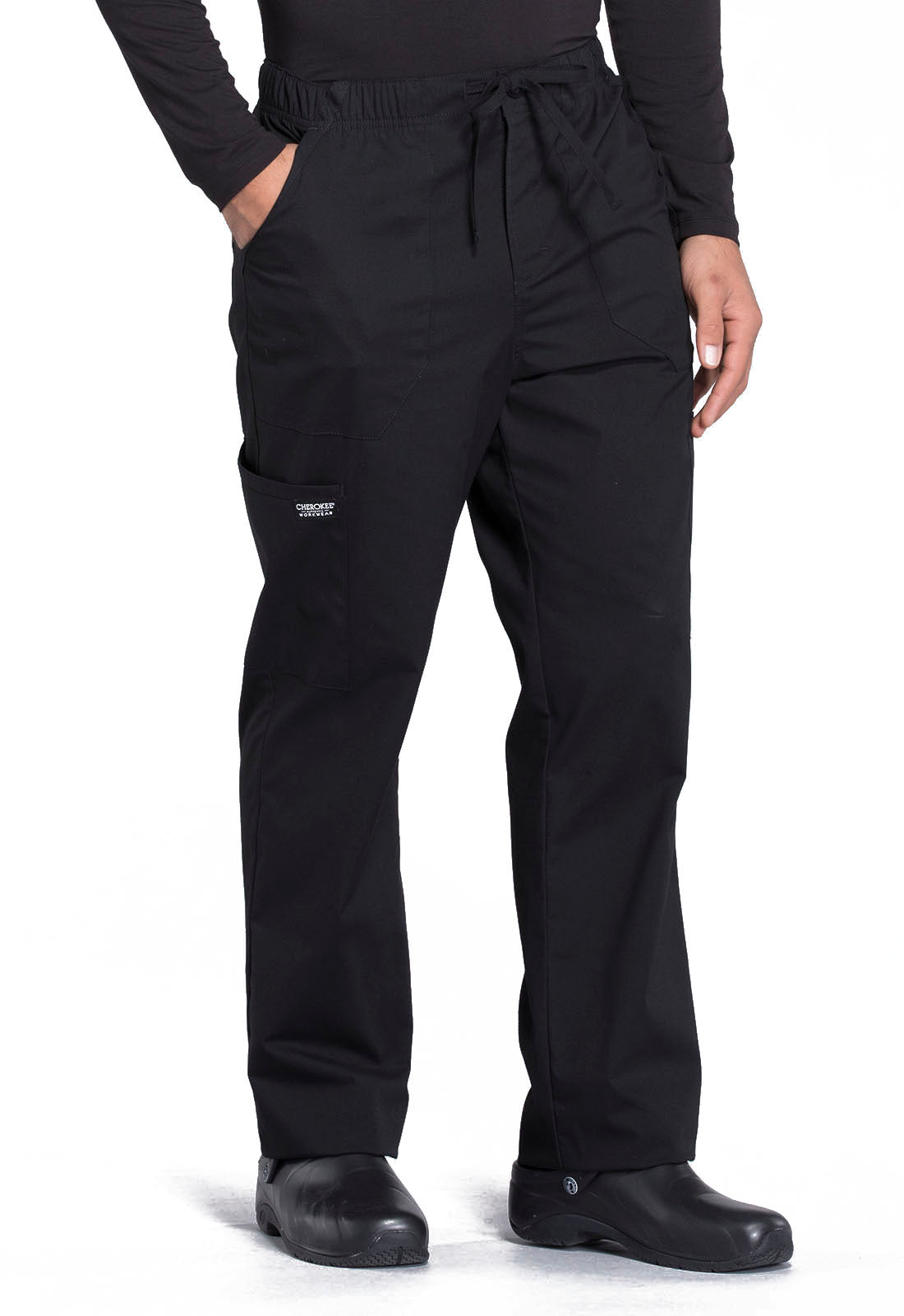 Cherokee Workwear Professionals Men's Tapered Leg Drawstring Cargo Pant WW190