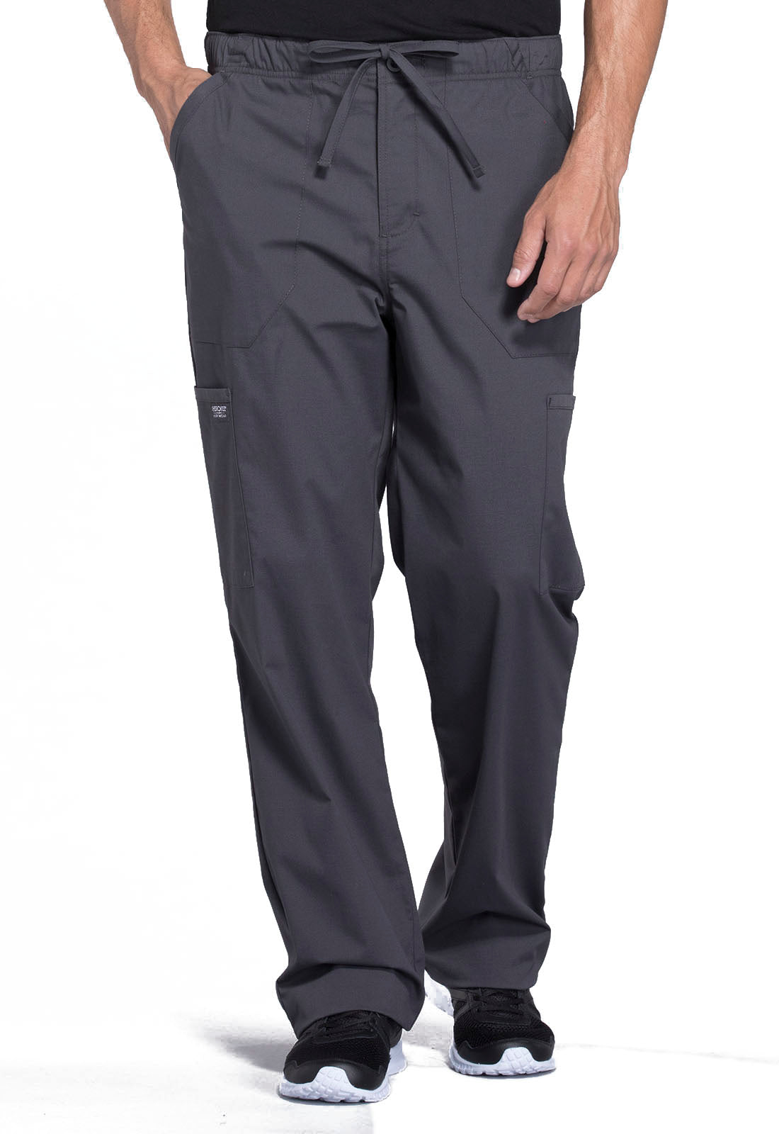 Cherokee Workwear Professionals Men's Tapered Leg Drawstring Cargo Pant WW190