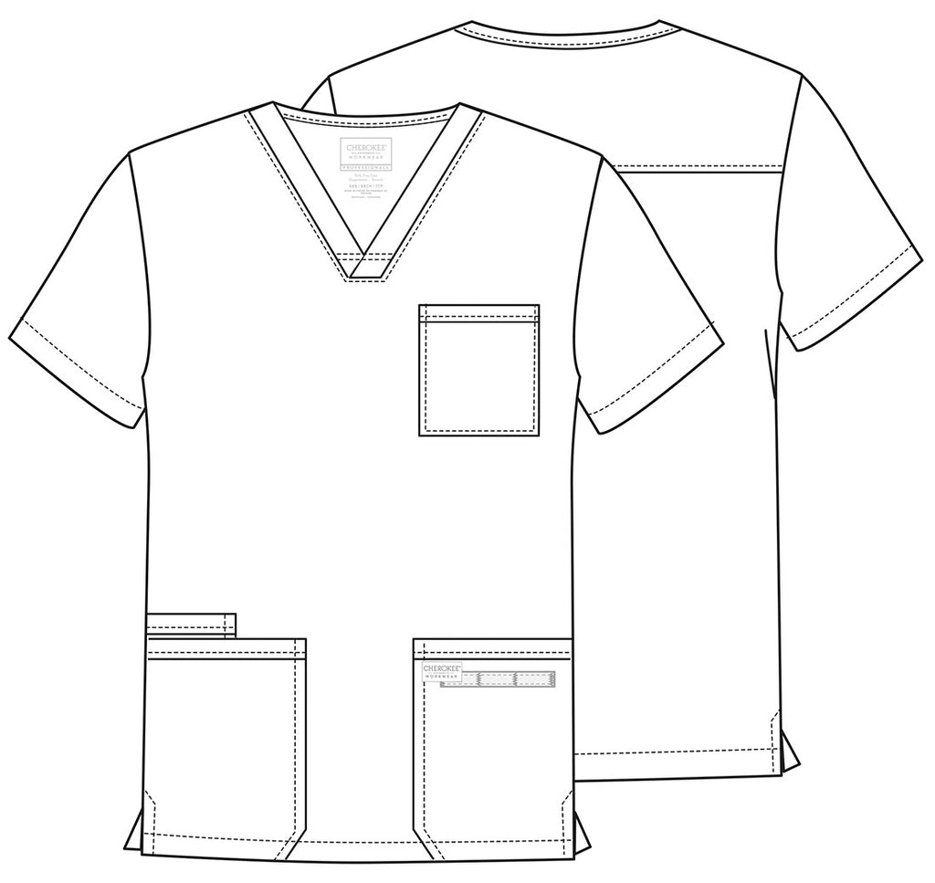WW Professionals Men's V-Neck Top WW695