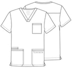 WW Professionals Men's V-Neck Top WW695