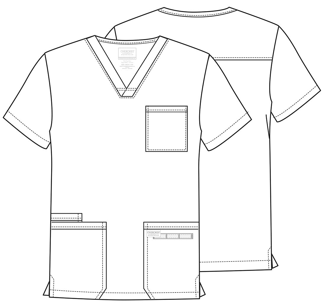 WW Professionals Men's V-Neck Top WW695