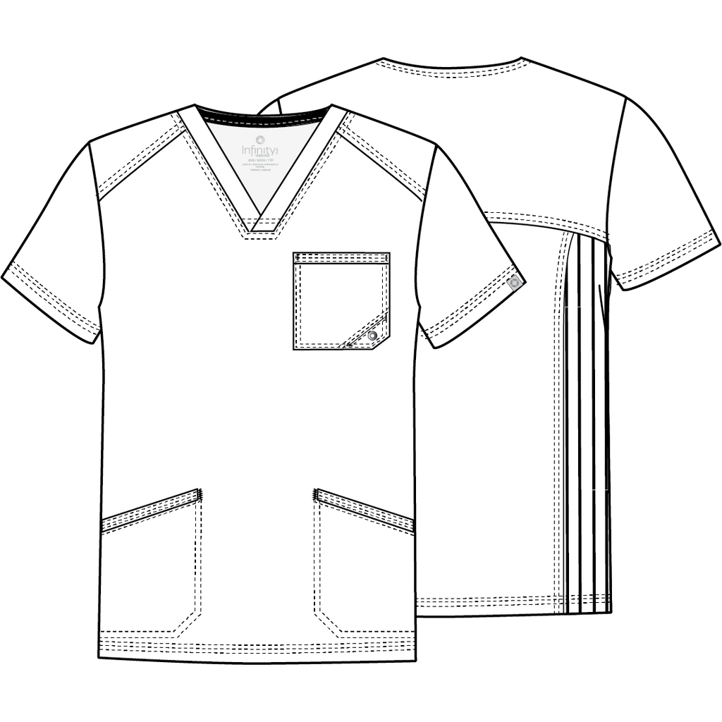 Cherokee Infinity Men's V-Neck Top CK900A