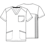 Cherokee Infinity Men's V-Neck Top CK900A